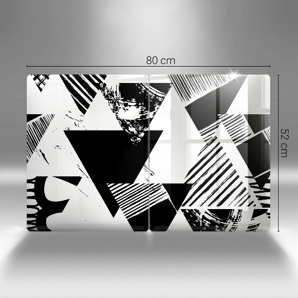 Protection plaque induction Triangles géométriques