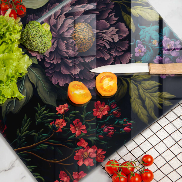 Protection plaque induction Belles fleurs