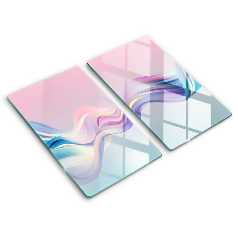 Protection plaque induction Abstraction pastel