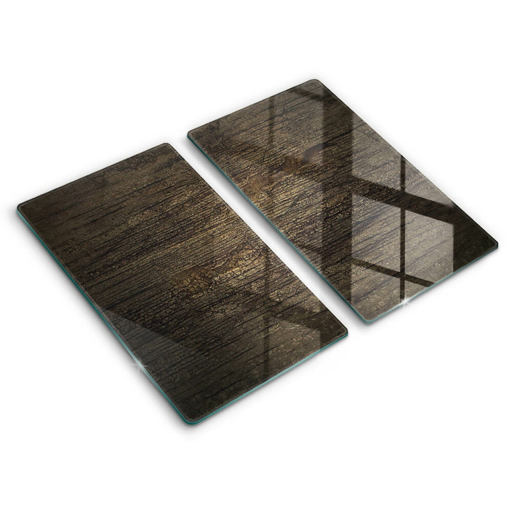 Cache plaque de cuisson Texture d'écorce de bois
