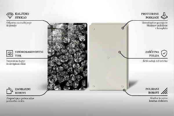 Cache plaque de cuisson Diamants diamants