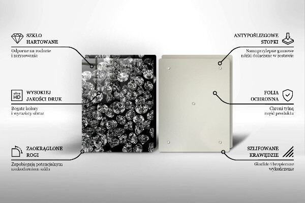 Cache plaque de cuisson Diamants diamants