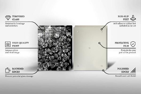 Cache plaque de cuisson Diamants diamants