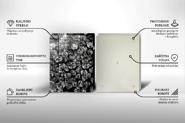 Cache plaque de cuisson Diamants diamants