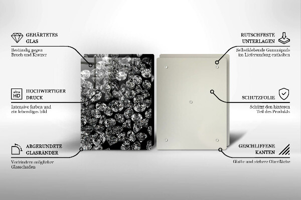 Cache plaque de cuisson Diamants diamants