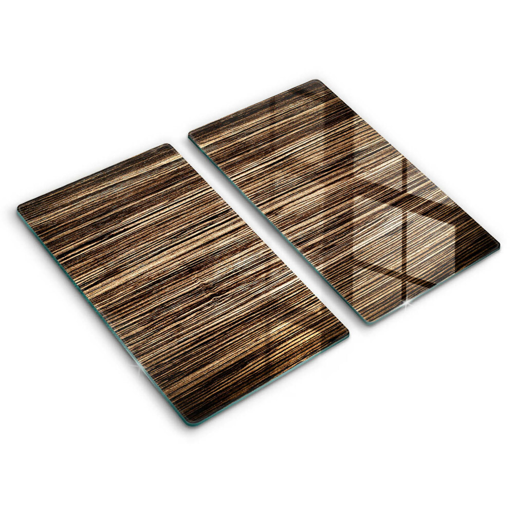 Cache plaque de cuisson Texture du bois