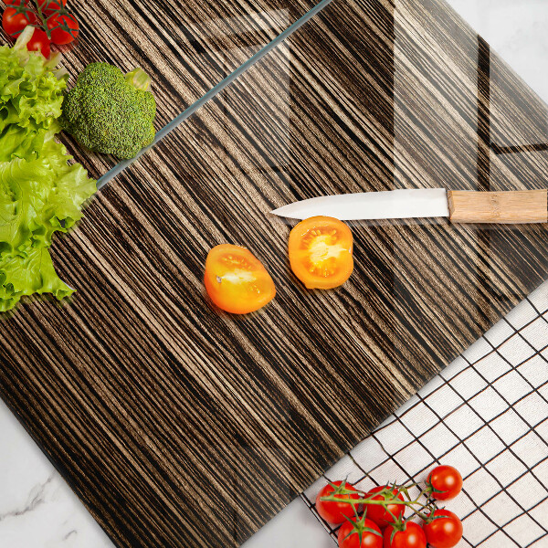 Cache plaque de cuisson Texture du bois