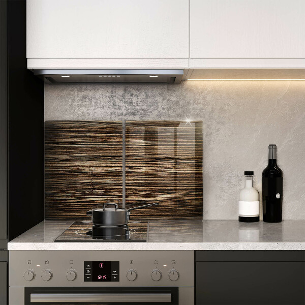 Cache plaque de cuisson Texture du bois