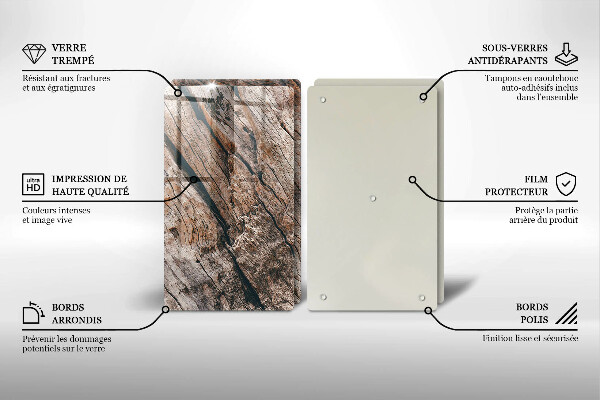 Protection plaque induction Structure bois