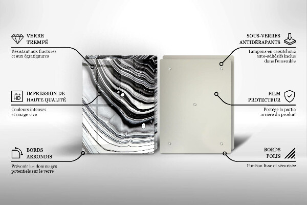 Protection plaque induction Abstraction d'encre