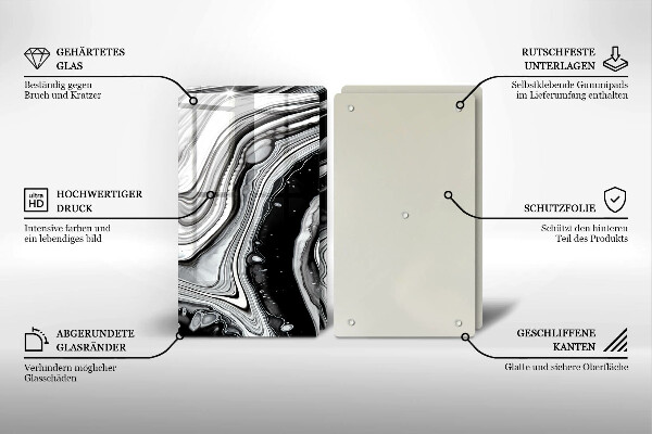 Protection plaque induction Abstraction d'encre