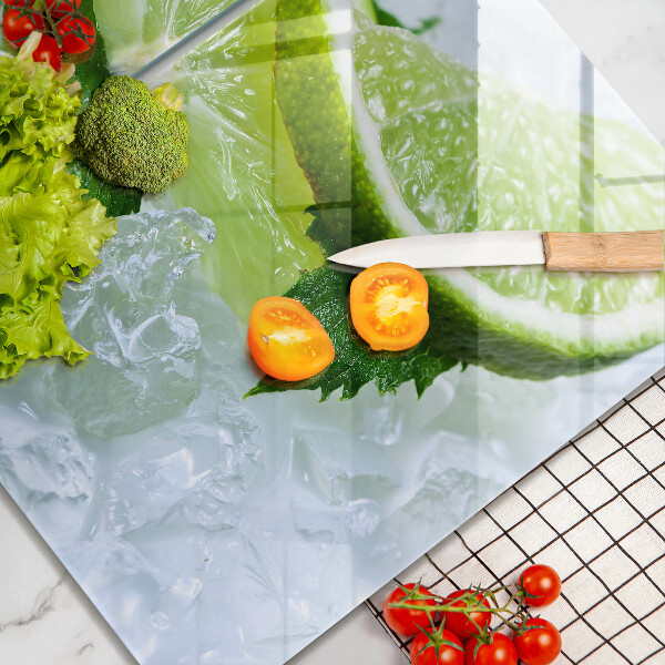 Protection plaque induction Citron vert menthe et glace