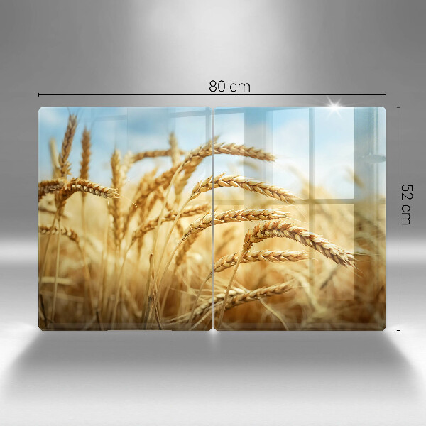 Protection plaque induction Épis de céréales dans le champ