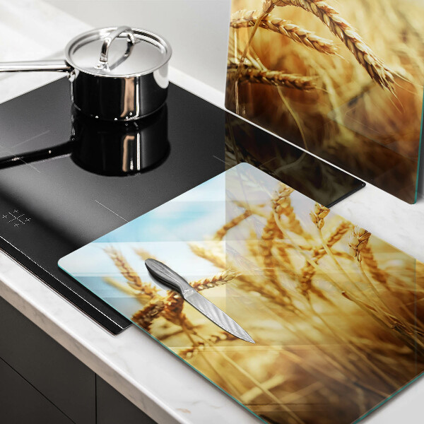 Protection plaque induction Épis de céréales dans le champ