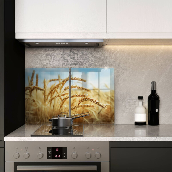 Protection plaque induction Épis de céréales dans le champ