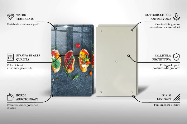 Protection plaque induction Sandwichs colorés