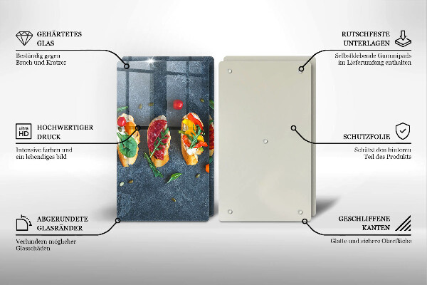 Protection plaque induction Sandwichs colorés