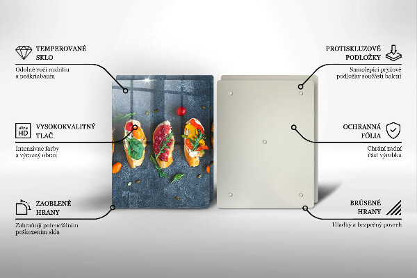 Protection plaque induction Sandwichs colorés