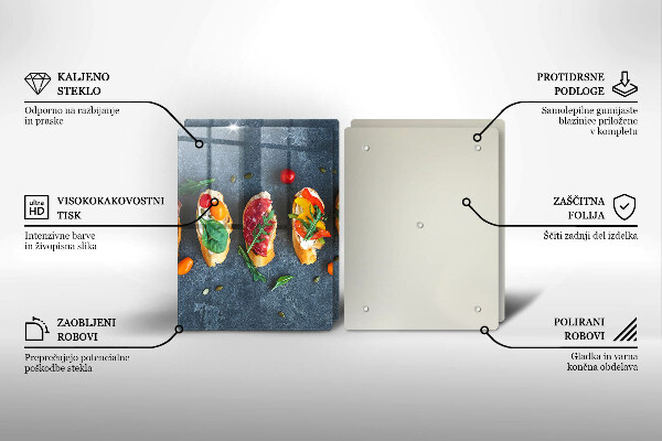 Protection plaque induction Sandwichs colorés