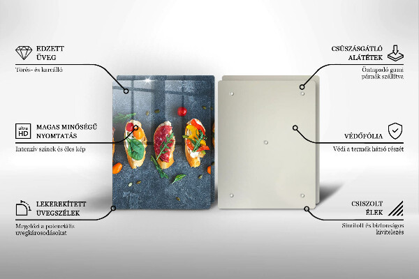 Protection plaque induction Sandwichs colorés