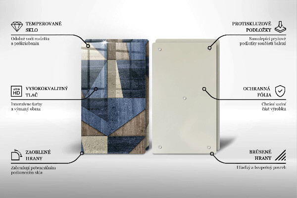 Protection plaque induction Abstraction géométrique