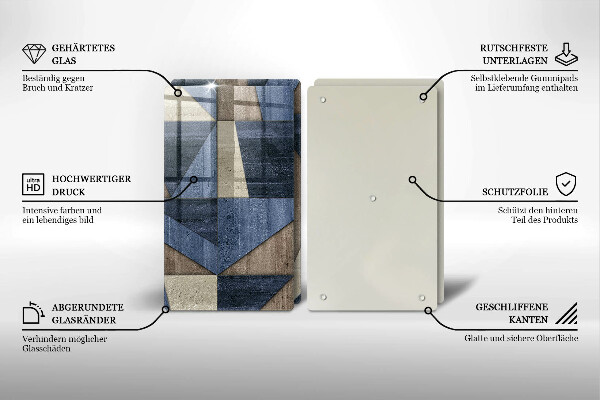 Protection plaque induction Abstraction géométrique