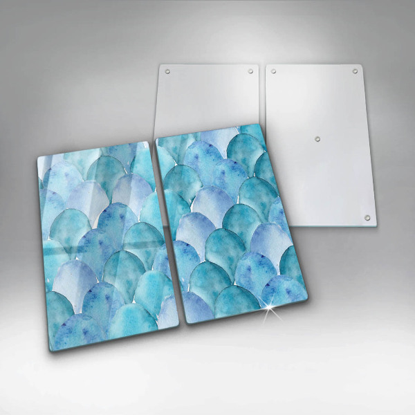 Protection plaque induction Écailles d'aquarelle