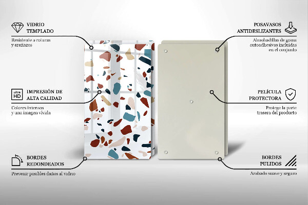 Protection plaque induction Pierre décorative