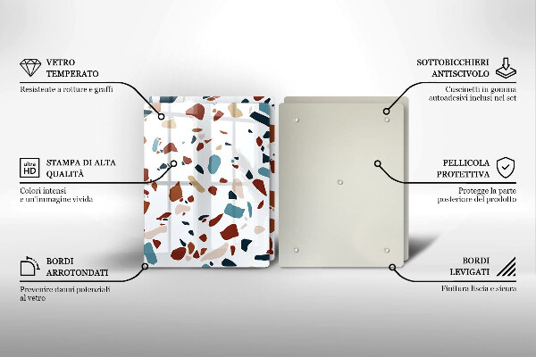 Protection plaque induction Pierre décorative