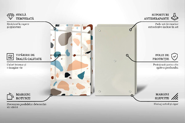 Protection plaque induction Grès décoratif