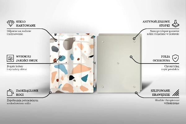 Protection plaque induction Grès décoratif