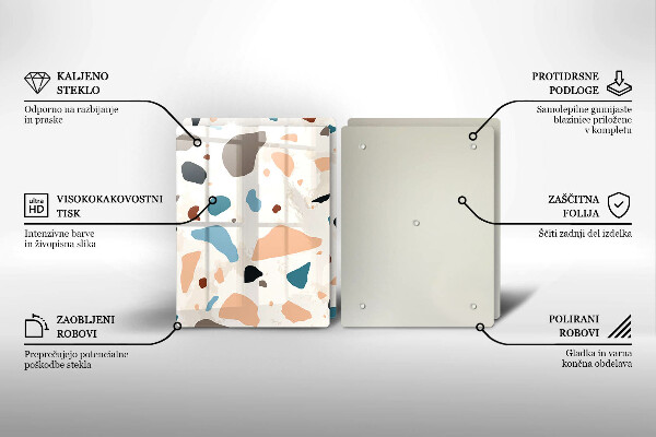 Protection plaque induction Grès décoratif