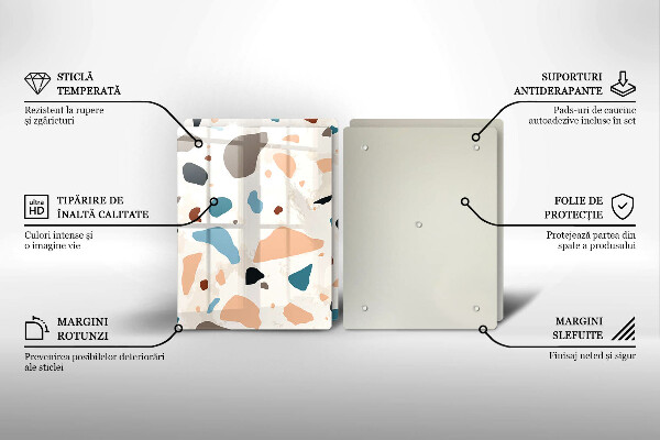 Protection plaque induction Grès décoratif