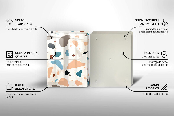 Protection plaque induction Grès décoratif