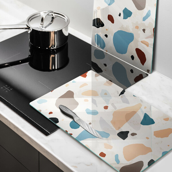 Protection plaque induction Grès décoratif