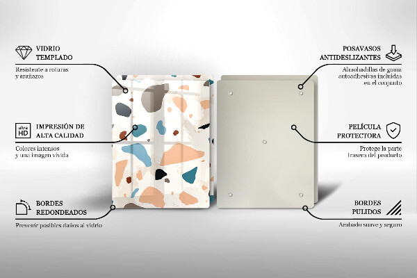 Protection plaque induction Grès décoratif