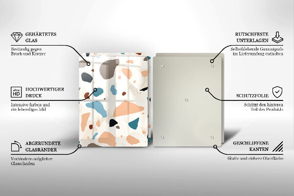 Protection plaque induction Grès décoratif