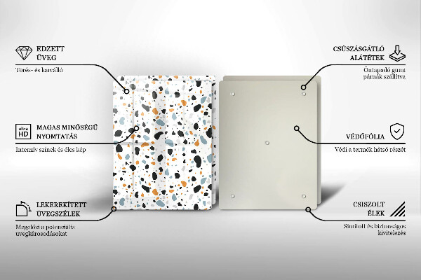 Protection plaque induction Grès décoratif