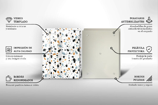 Protection plaque induction Grès décoratif