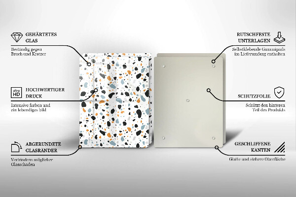 Protection plaque induction Grès décoratif