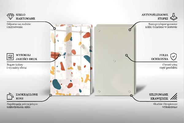 Protection plaque induction Grès décoratif