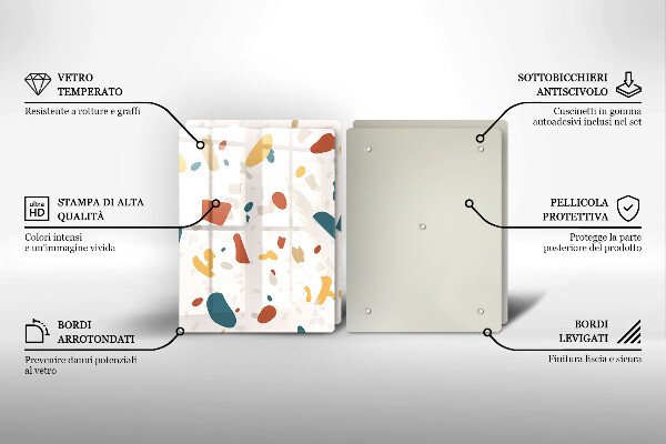 Protection plaque induction Grès décoratif