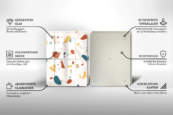 Protection plaque induction Grès décoratif