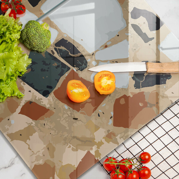 Protection plaque induction Assiette pierres décoratives