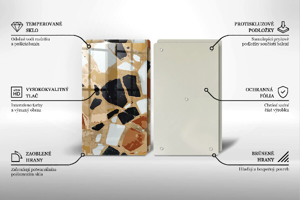 Protection plaque induction Assiette pierres décoratives