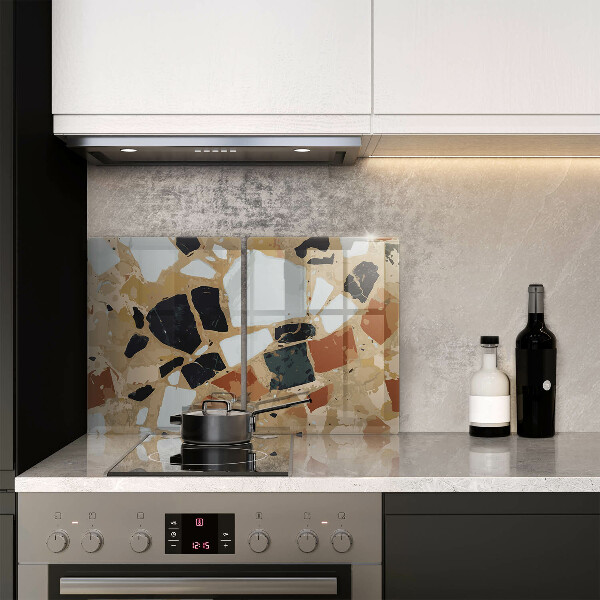 Protection plaque induction Assiette pierres décoratives