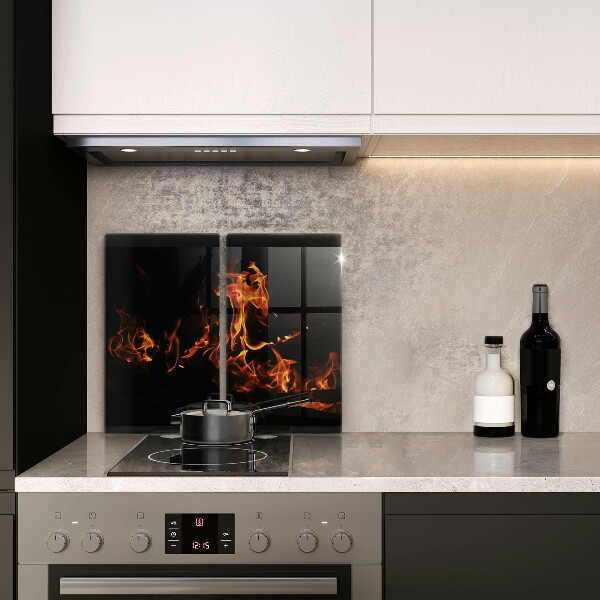 Protection plaque induction Allume une flamme vivante