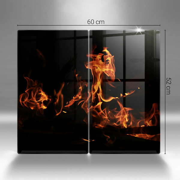 Protection plaque induction Allume une flamme vivante