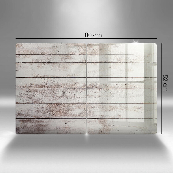 Cache plaque de cuisson Vieilles planches de bois