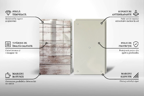 Cache plaque de cuisson Vieilles planches de bois